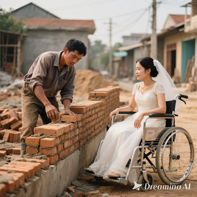 Thợ xây bỏ 300 triệu cưới cô gái bị l/i/ệ/t làm vợ, đêm tânhôn vừa c/ở/i á/o của vợ ra, anh biết mình trúng số