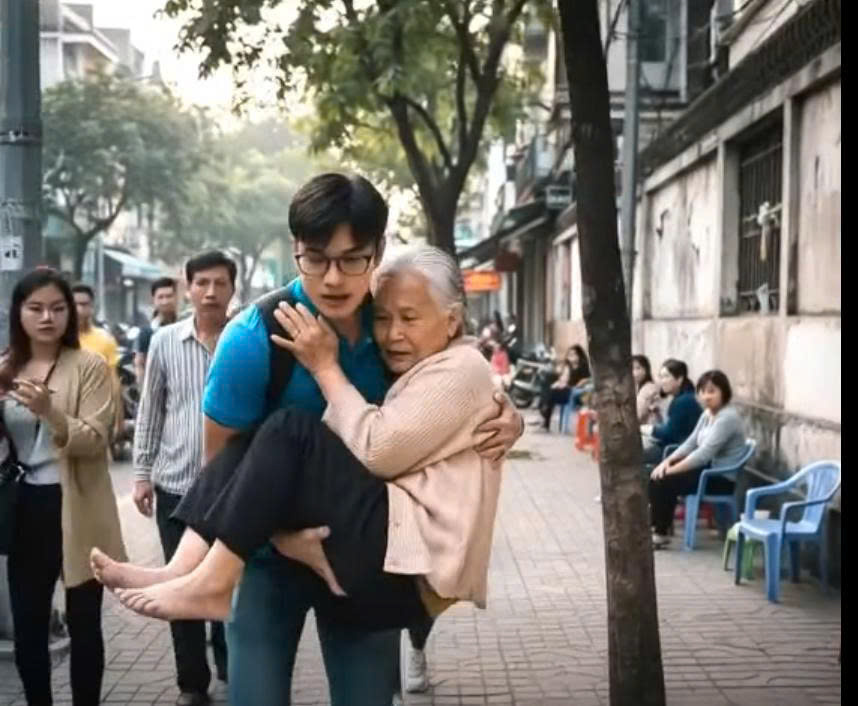 Cậu sinh viên ngh;èo đưa bà cụ ng;ất ngoài đường vào viện, không ng;ờ 3 tiếng sau, cuộc đời cậu hoàn toàn thay đổi