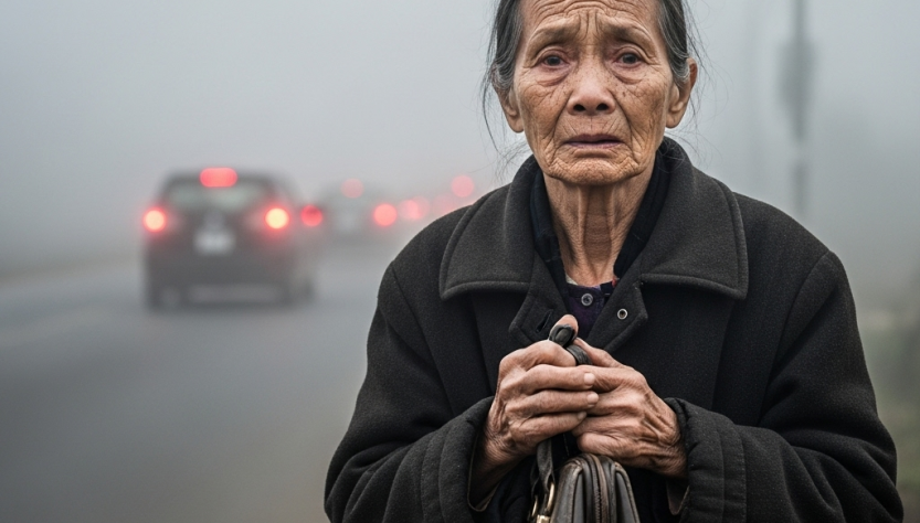 Sau đá;m ta;ng chồng tôi, con trai tôi lái xe đưa tôi đến rìa thị trấn và nói, “Đây là nơi mẹ xuống xe.” Chúng con không n:u ôi nổi mẹ nữa