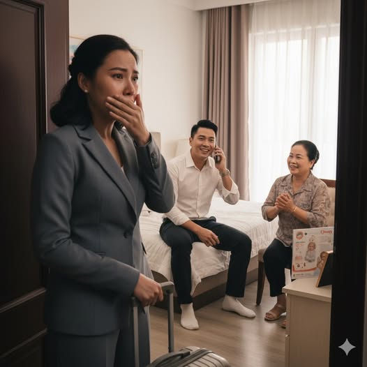 Trong bụng nghĩ cảnh chồng mừng rỡ ôm lấy tôi, mẹ chồng tíu tít hỏi han, chắc hẳn ấm lòng lắm.