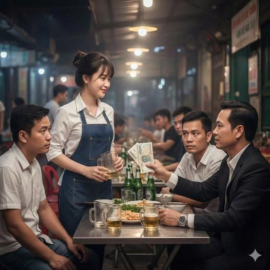 Cô sinh viên trẻ đẹp rửa cốc ở quán bia được vị giám đốc boa cho 1 triệu và hỏi tên cô gái. Chỉ đúng 1 tuần sau, vợ con ông ấy đến gặp cô gái nói cho cô 1 s;ự thật điế;;ng người