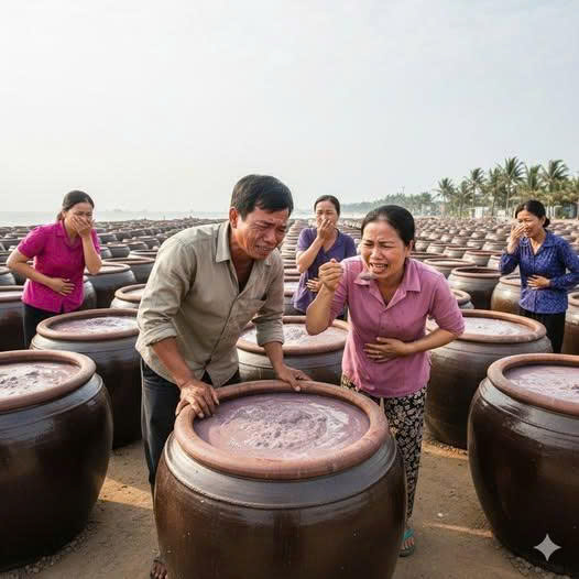 Nhà ông Ba ở cuối xóm Đông Trại, nổi tiếng nhất vùng vì nghề ủ mắm tôm truyền ba đời. Nói không ngoa, nhà ông tháng nào cũng bán cả tấn