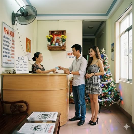 Vào nhà nghỉ đêm Giáng sinh cùng g;á;i mới quen 3 tuần, trai văn phòng s.ợ đến già_