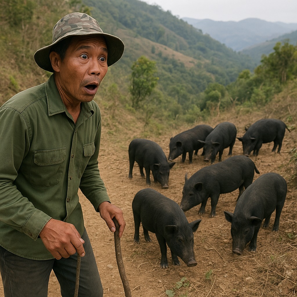 Thuê một ngọn núi nuôi 30 con lợn rồi bỏ quên 5 năm – Một ngày nọ ông b/ấ,t n/gờ trở lại, liền s/;ững s/ờ trước cảnh tượng