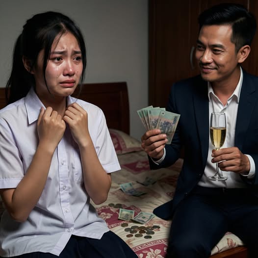 Dưới ánh đèn vàng mờ mịt của một đê m mưa, cô sinh viên ng;;hè;o run rẩy nhận từ người đàn ông xa l ạ một tỷ đồng sau một đê//m m/ặ n n/ồ/n/g