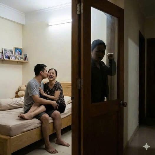 Đi làm khu công nghiệp quần đêm cả ngày lẫn đêm, chồng tôi ở nhà chỉ việc lo cơm nước nhưng sung sư ớng quá hóa r;ô, vào hôm nay ca sớm tôi trở về nhà thì thấy họ chồng chị hàng xóm tìnhtứ