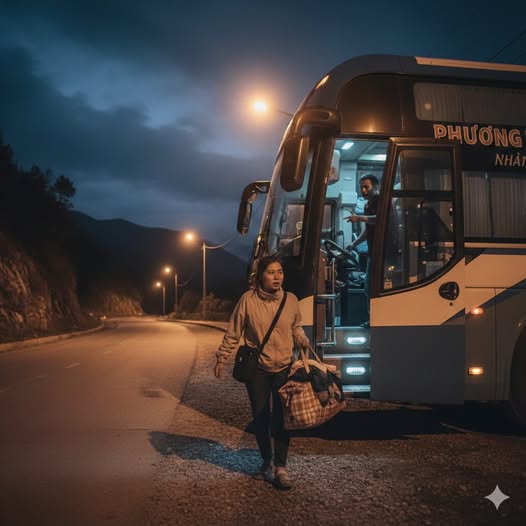 Trên chuyến xe giường nằm đổ đèo về Đồi Sim, hành khách nữ cuối cùng bước lên xe vừa được 5 phút thì nằng nặc đòi xuống xe nhất quyết không đi nữa