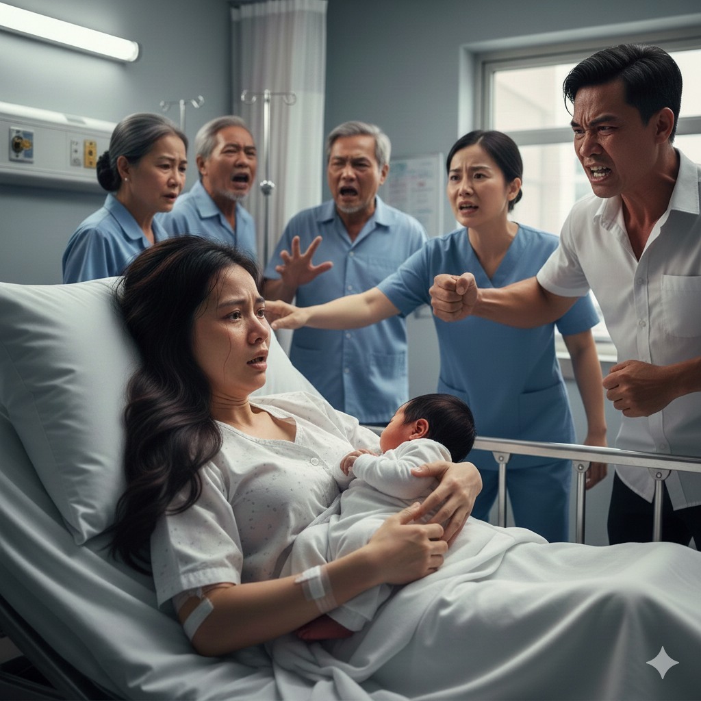 Chồng tôi – người đàn ông tôi tin tưởng suốt ba năm làm vợ – lao vào như một cơn giông. “Cô nhìn xem cô đã làm cái gì đi!”