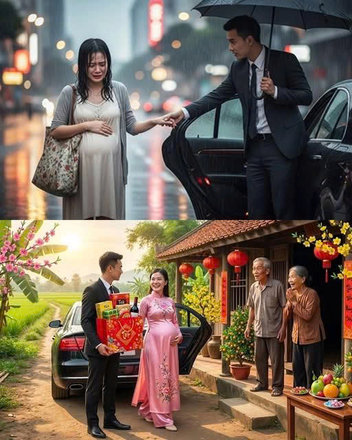 Cô gái 28t bị bạn trai bỏ rơi với cái th::a::i 6 tháng, bất ngờ được người đàn ông giàu cho đi nhờ ô tô, cô liền đưa ra y êu cầ u “anh có thể giả vờ làm bạn trai tôi… chỉ một ngày được không?