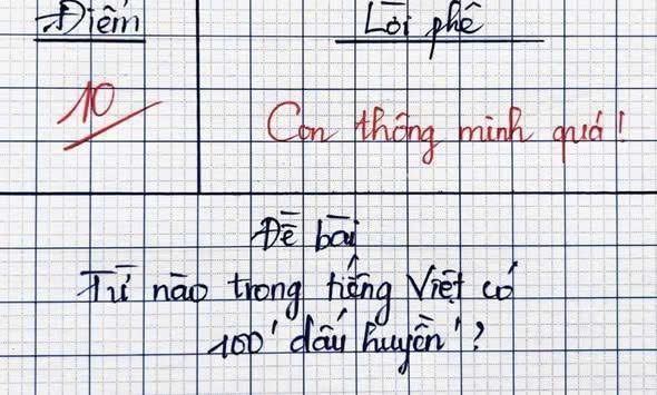 Câu đố “Từ nào trong tiếng Việt có 100 dấu huyền?”: Đáp án đơn giản đến bất ngờ ..