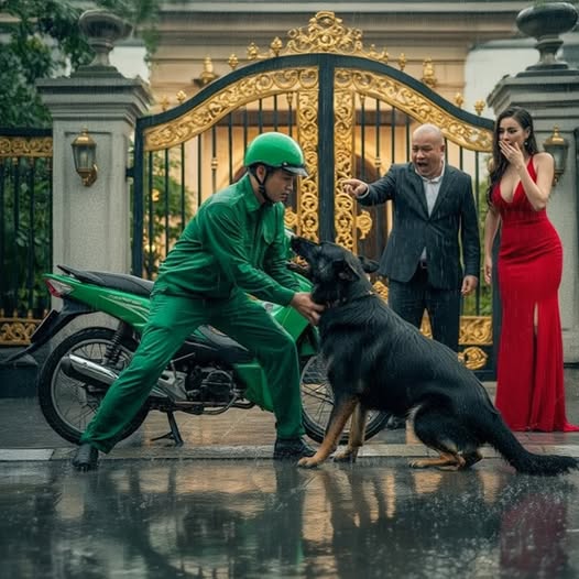 Xua C//hó Becgie C//ắn Anh Xe Ôm Vì Dám Đứng Trú Mưa Trước Biệt Thự, Đại Gia Bất Động Sản R/un R/ẩy Khi Thấy Anh Cho Đàn Em Ủi Phẳng Ngôi Nhà Trong 1 Nốt Nhạc