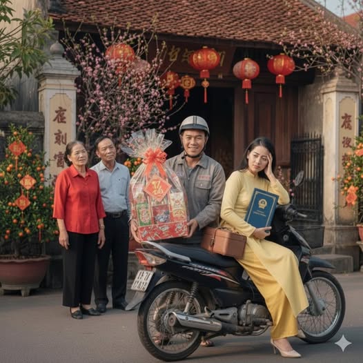 30 t/uổi có bằng Thạc sĩ nhưng vẫn ế, tôi ch::án đời thuê anhh xe ôm với giá 3 triệu đưa về ra mắt bố mẹ cho qua 2 ngày Tết